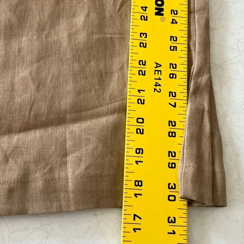 NWT Reformation Women's Dress Pants Size 10 Khaki Vesta Pant Straight Leg